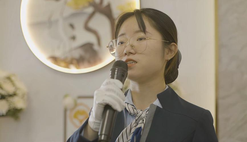 大连殡葬礼仪服务万古生命礼仪师主持人生最后一次告别仪式